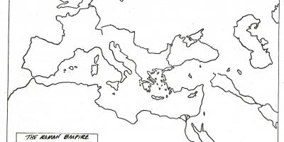 Em branco o mapa de Roma