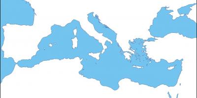 O mapa de Roma em branco